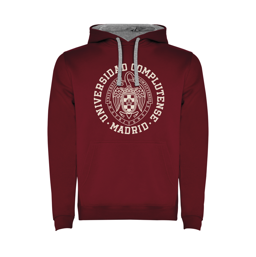 Sudadera Granate/Gris