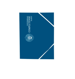 [UCMP3157AZ] Carpeta pvc A4 Azul