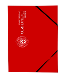 [UCMALCOFFA5] Carpeta Pvc A5 Roja