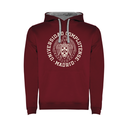 Sudadera Granate/Gris